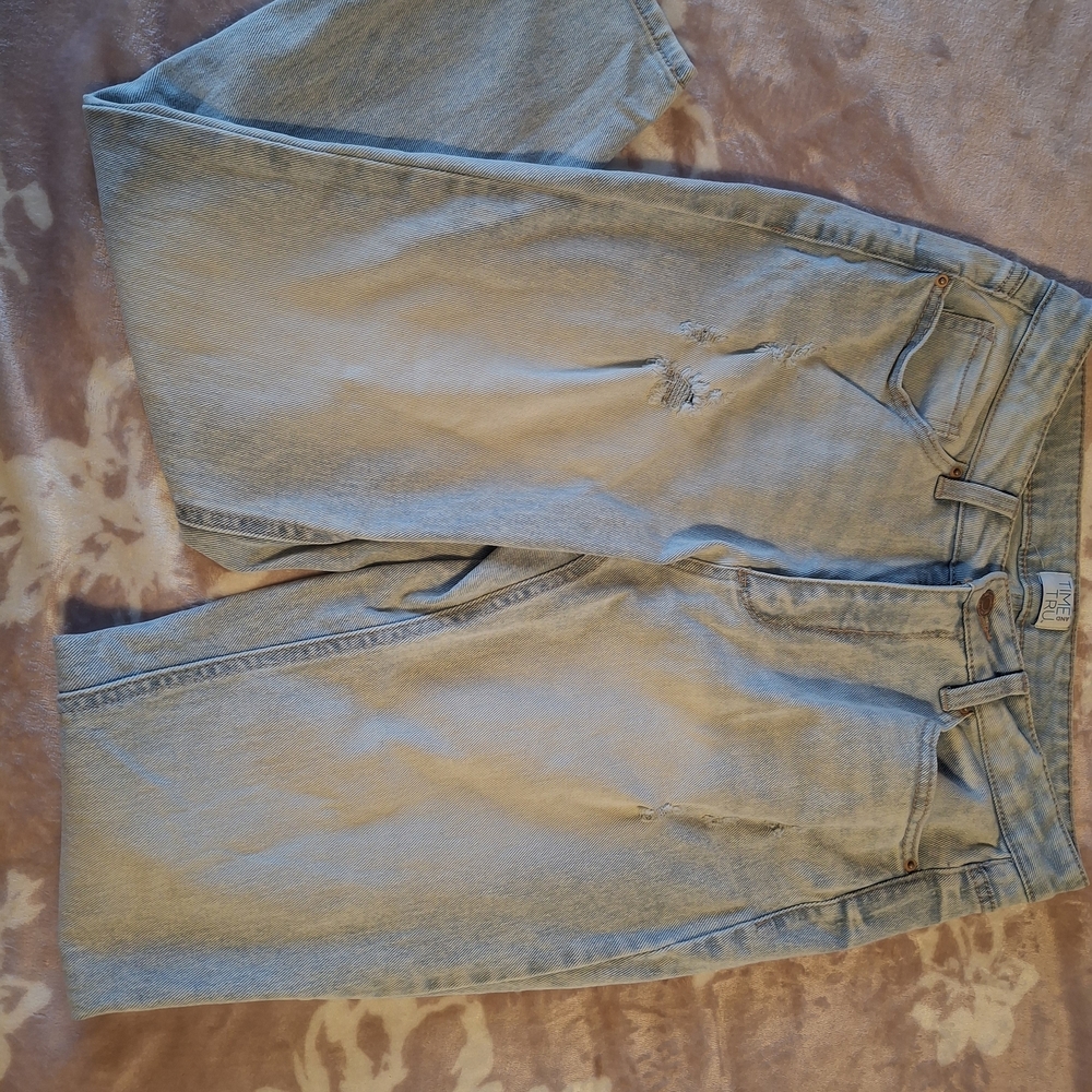 Time and Tru Women's High Rise Light Blue Jeans